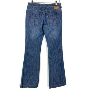 Orage Blue Jeans Bootcut Flap Pockets Women's Size 26